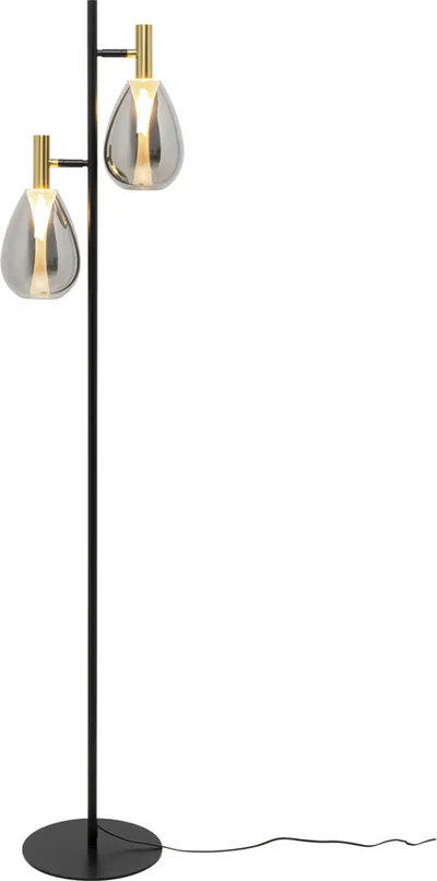 Lampa podłogowa FARI - szary/czarny