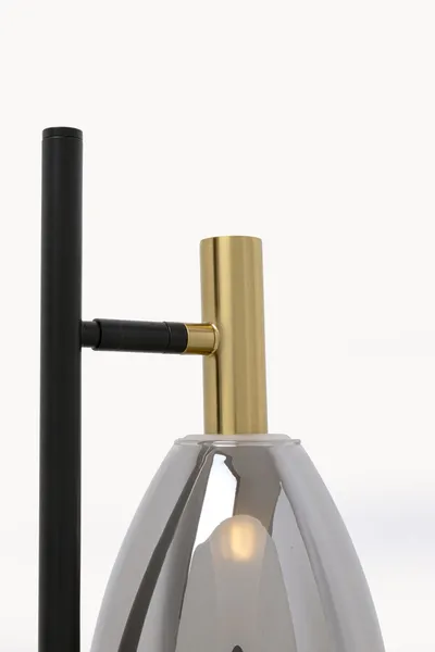 Lampa podłogowa FARI - szary/czarny