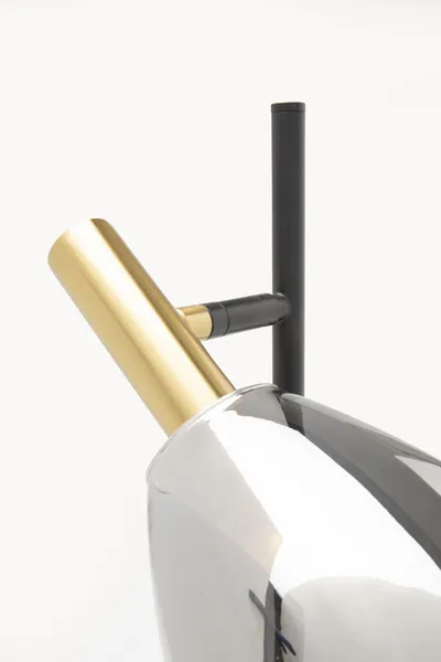 Lampa stołowa FARI - szary/czarny