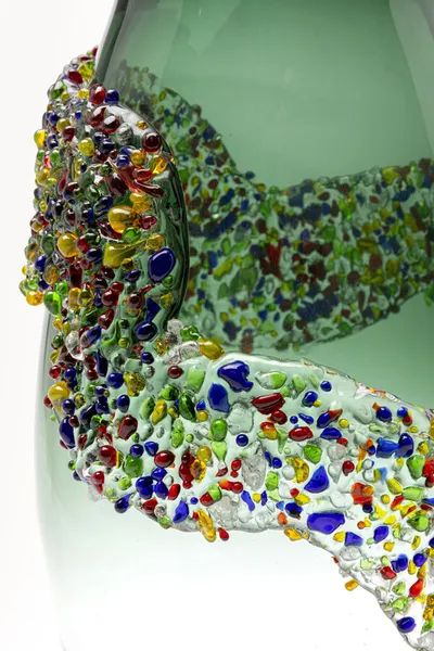 Wazon GLITTER CIRCLE 33 cm - zielony
