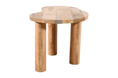 Stolik boczny drewniany RIMINI RM-05-MN - mango naturalne