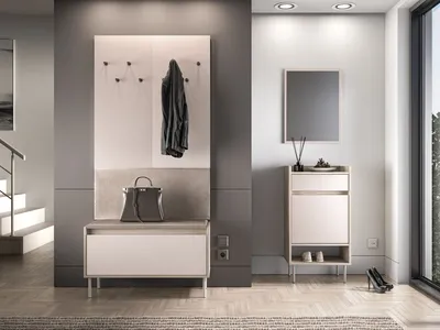 Ławka VOCO 05 90 cm - kaszmir/dąb cremona