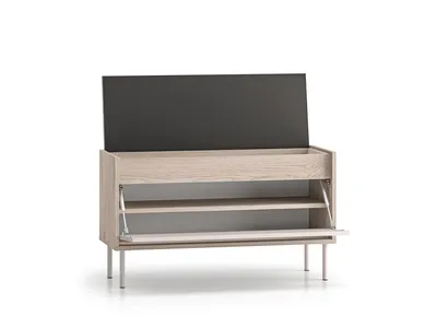 Ławka VOCO 05 90 cm - kaszmir/dąb cremona
