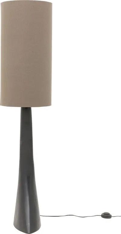 Lampa podłogowa FLY - beżowy/czarny