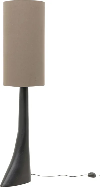 Lampa podłogowa FLY - beżowy/czarny