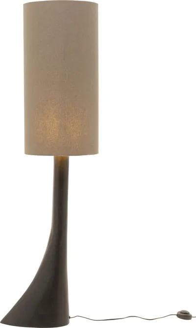 Lampa podłogowa FLY - beżowy/czarny