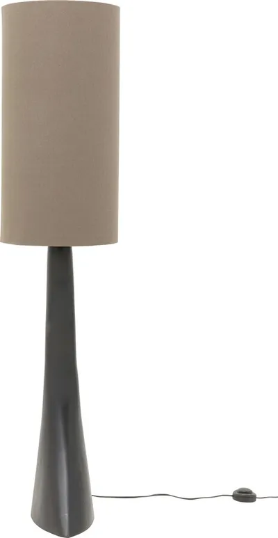 Lampa podłogowa FLY - beżowy/czarny