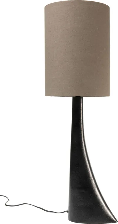 Lampa stołowa FLY - beżowy/czarny