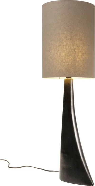 Lampa stołowa FLY - beżowy/czarny