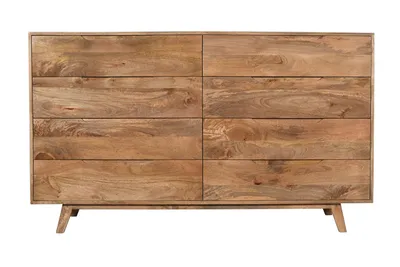 Komoda drewniana z szufladami STOCKHOLM ST-22-CR - mango caramel