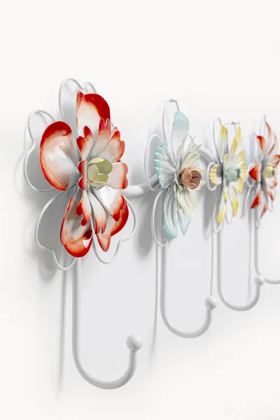 Wieszak ścienny BLOOMS - wielokolorowy
