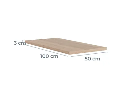 Blat przedłużający A-LINE 50x100 - dąb bielony