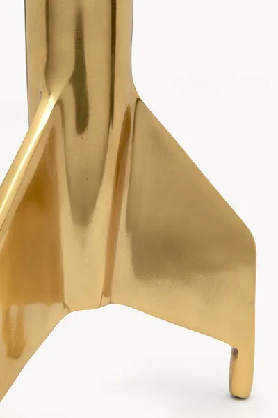 Figurka dekoracyjna ROCKET START GOLD 35 cm - złoty