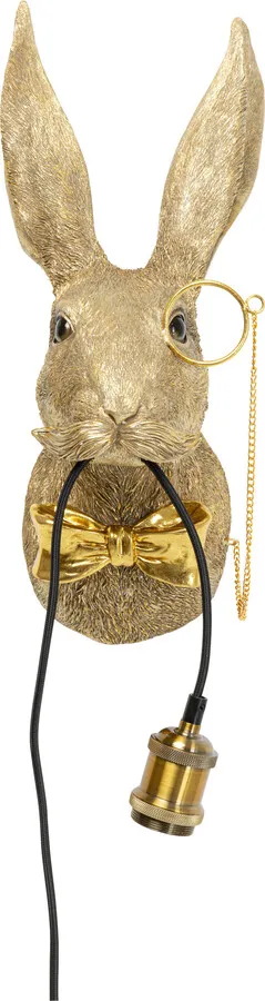 Kinkiet ANIMAL RABBIT - złoty
