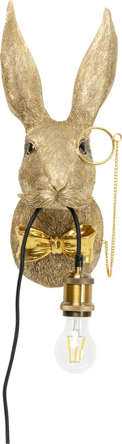 Kinkiet ANIMAL RABBIT - złoty