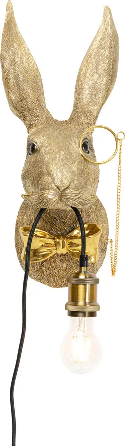 Kinkiet ANIMAL RABBIT - złoty