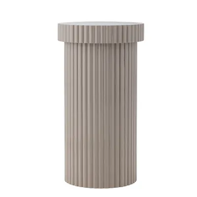 Stolik pomocniczy okrągły TIMI 30 cm - szary