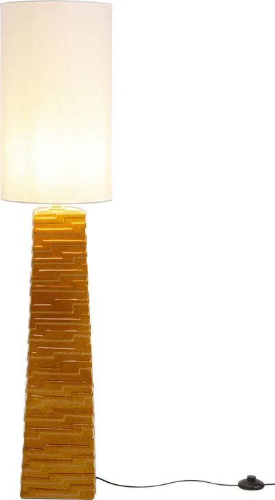 Lampa podłogowa SIENA - brązowy