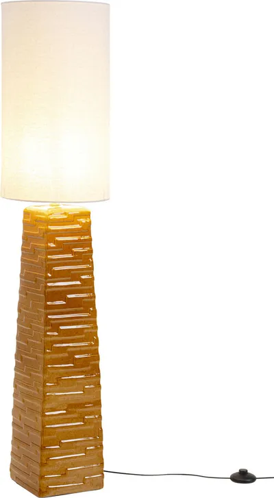 Lampa podłogowa SIENA - brązowy