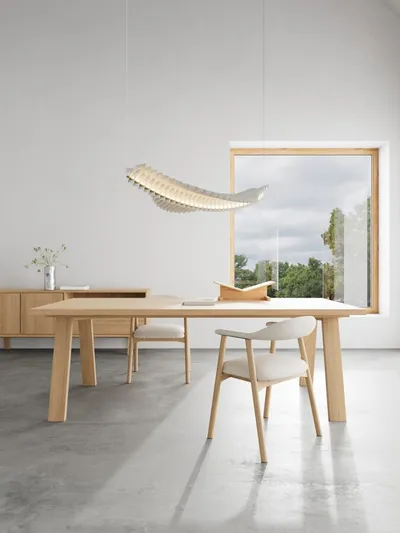 Stół LAMBERTH 220x100 - dąb bielony