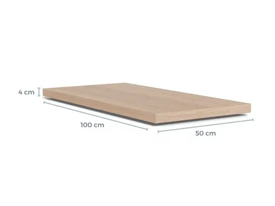 Blat przedłużający LAMBERTH 50x100 - dąb bielony