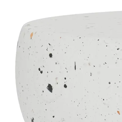 Stolik boczny okrągły INCA 36 cm - biały