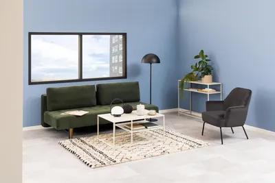 Sofa rozkładana BLAIN - ciemny zielony