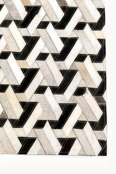 Dywan MAZE 200x300 - biało-czarny