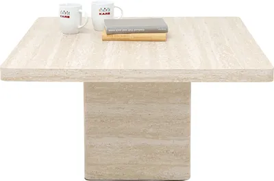 Stolik kawowy TRAVI 80x80 - beżowy