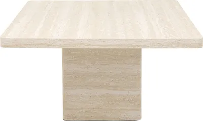 Stolik kawowy TRAVI 80x80 - beżowy