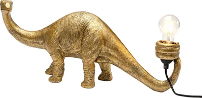 Lampa stołowa DINO - złoty