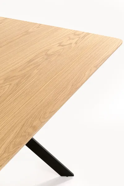 Stół MIDTOWN OAK 220x100 - naturalny/czarny