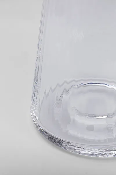 Zestaw 6 szklanek RIFFLE - transparentny