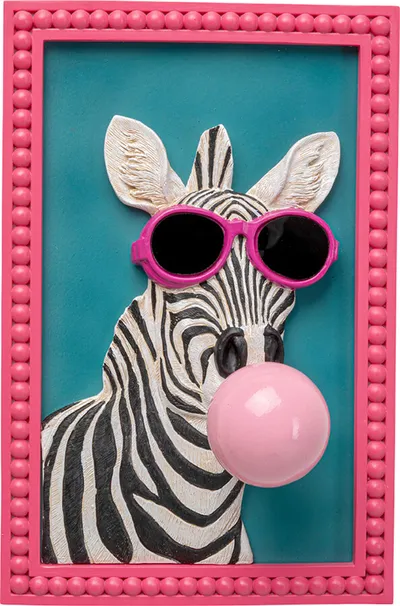 Obraz 3D ZEBRA BUBBLE 20x31