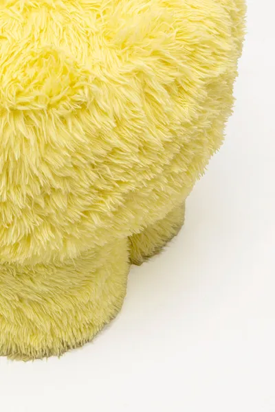 Pufa okrągła SOFTY - żółty