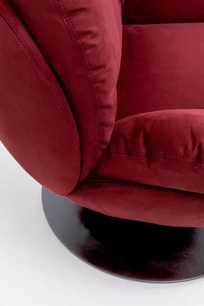 Fotel obrotowy COSY - winnoczerwony