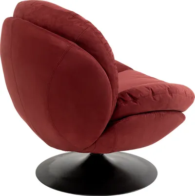 Fotel obrotowy COSY - winnoczerwony