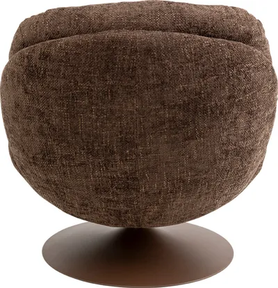 Fotel obrotowy COSY - brązowy