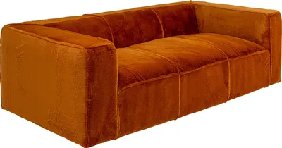 Sofa 3-osobowa CUBETTO SOFT - pomarańczowy