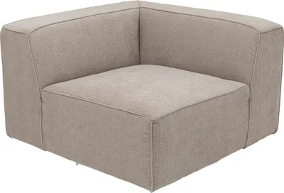 Element narożny do sofy modułowej CUBO ELEMENTS - taupe
