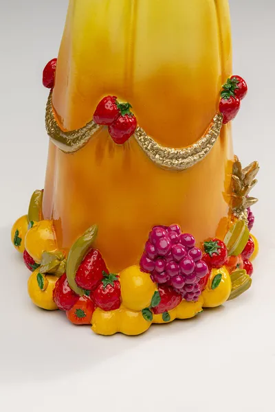 Świecznik PINEAPPLE LADY 36 cm - wielokolorowy