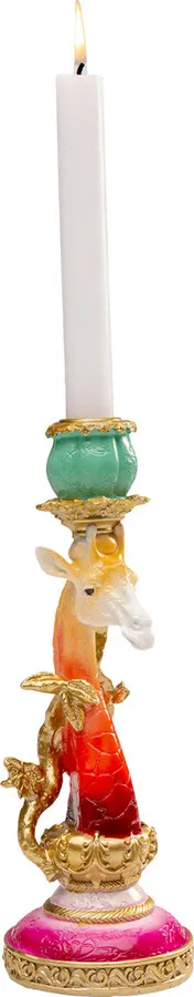 Świecznik GIRAFFE 26 cm - wielokolorowy