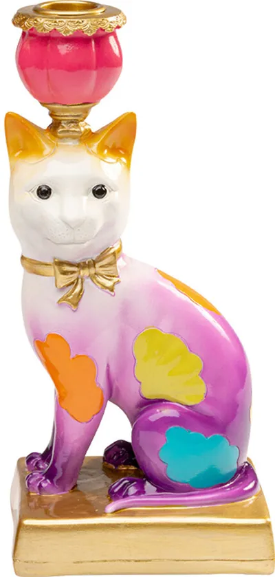 Świecznik GATTO 24 cm - wielokolorowy