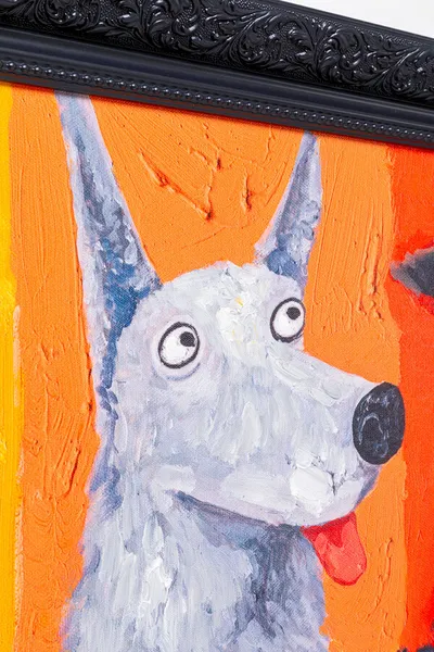 Obraz w ramie DOG FACES 90x120