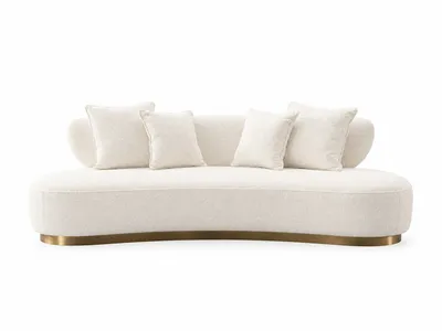 Sofa 3-osobowa NUA N71 boucle - biały ecru