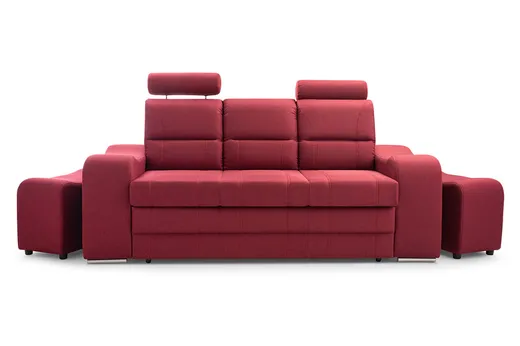 Sofa rozkładana WENUS z pufami