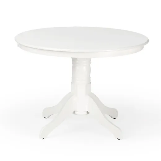 Stół okrągły GLOSTER 106 cm - biały