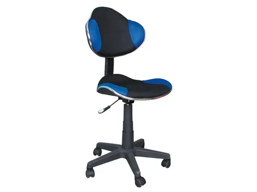 Fotel obrotowy Q-G2 - czarny/niebieski
