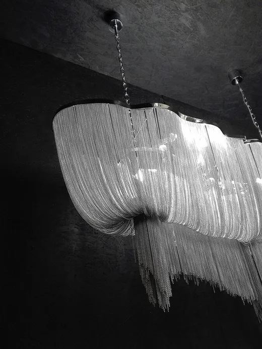 Lampa wisząca ATLANTA LONG - aluminium