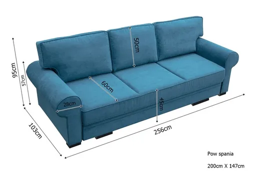 Sofa rozkładana BUKIET